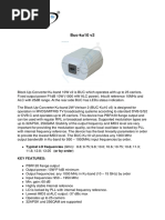 Buc-Ku10 V2: Typical Lo Frequencies (GHZ) : 8.8 9.75 9.8 10.0 10.6 10.75 10.8 11.3 or by Order) Key Features