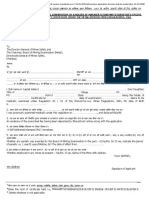 Form of Application For Medical Examination Regulations, 1961