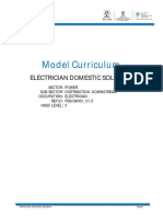 Model Curriculum - Electrician Domestic Solutions PDF