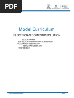 Model Curriculum - Electrician Domestic Solutions PDF