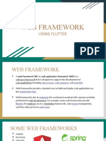 Web Framework: Using Flutter
