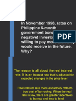 Why Philippine Bonds Had Negative Rates in 1998