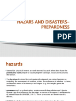 Hazars and Disasters-Prepardness