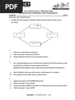 Information Communication Technology: Answer All Questions