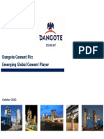 Emerging Global Cement Powerhouse: Dangote Cement Plc