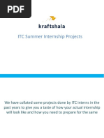 ITC Summer Internship Projects 1