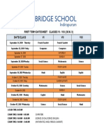 Date/Class VI VII Viii First Term Datesheet Classes Vi - Viii (2020-21)