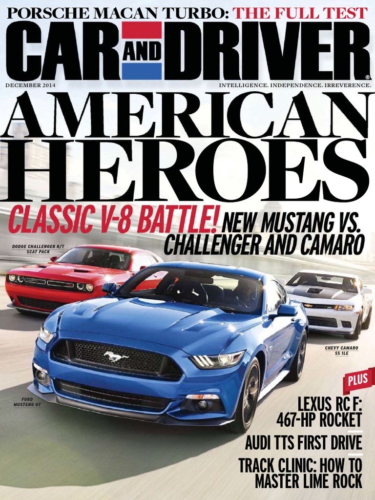Car and Driver December 2014, PDF, Wheeled Vehicles