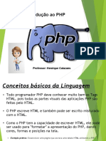 Introdução PHP - Inicio da Aula DF