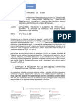 CIRCULAR 0026 DE 2020. PREVENCIÓN Y ELEMENTOS DE PROTECCIÓN PERSONAL DE DOMICILIOS..pdf