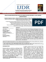 IJDR - Health Risk Behavior Excels in High