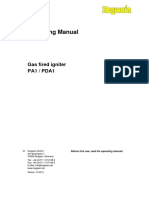 Operating Manual: Gas Fired Igniter Pa1 / Pda1