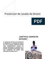 Prevencion de Lavado de Dinero