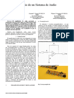 Análisis de Un Sistema de Audio: Unah Facultad de Ingeniería Unah Facultad de Ingeniería Unah Facultad de Ingeniería