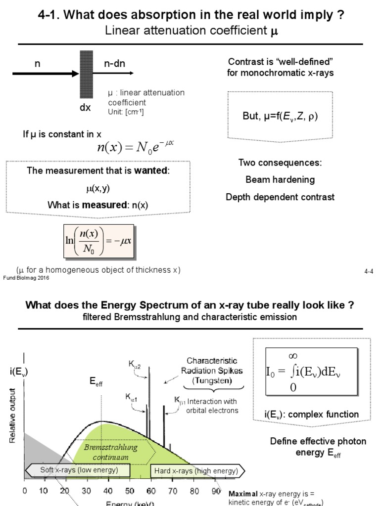 E N X N: Linear Attenuation Coefficient | PDF | Ct Scan | X Ray
