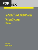 In-Sight 7600/7800 Series Vision System: Manual