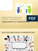 HABILIDADES DE COMUNICACIÓN