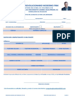 Formulario de Afiliación - PREMIL III - Editable PDF