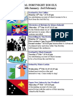CULTURAL FORTNIGHT EOI Elx Monday 24th January