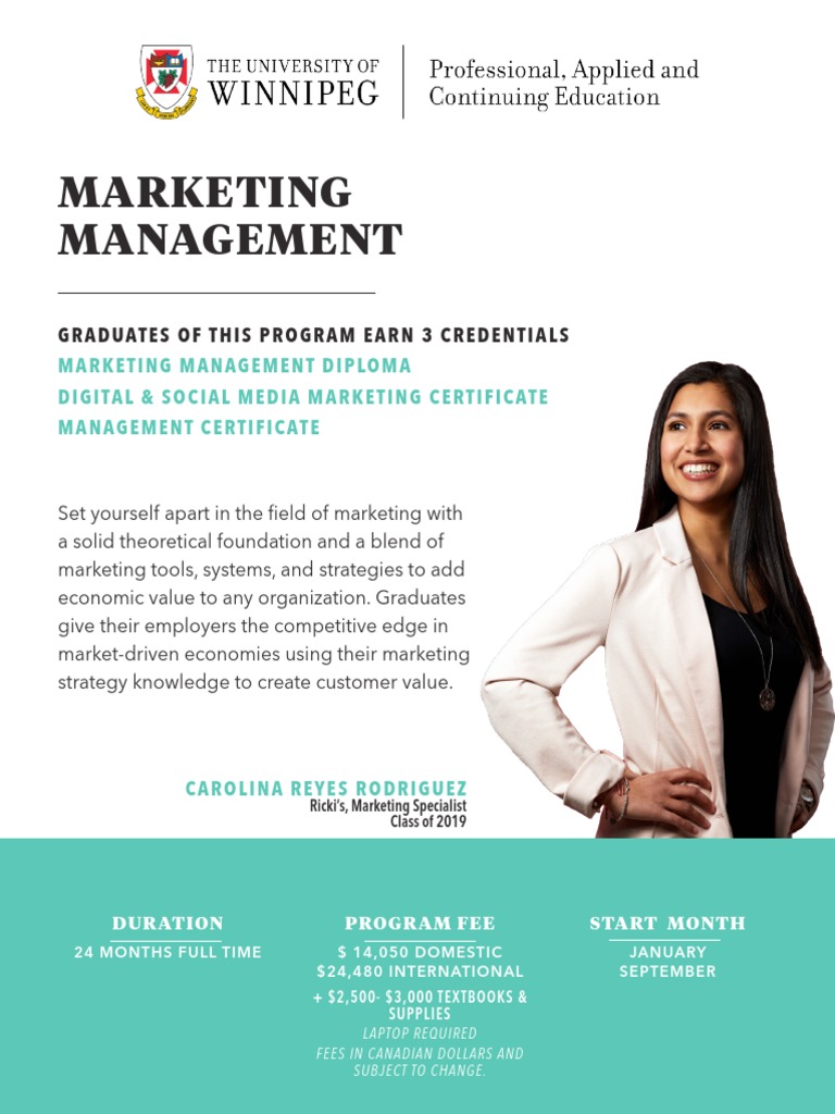 Marketing Management Diploma Program | PDF | Digital Marketing | Marketing