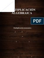 Multiplicación Algebraica