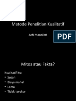 METPEN Kualitatif Tutorial