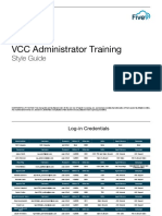 VCC Administrator Training: Style Guide