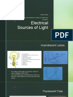 Electrical Sources of Light