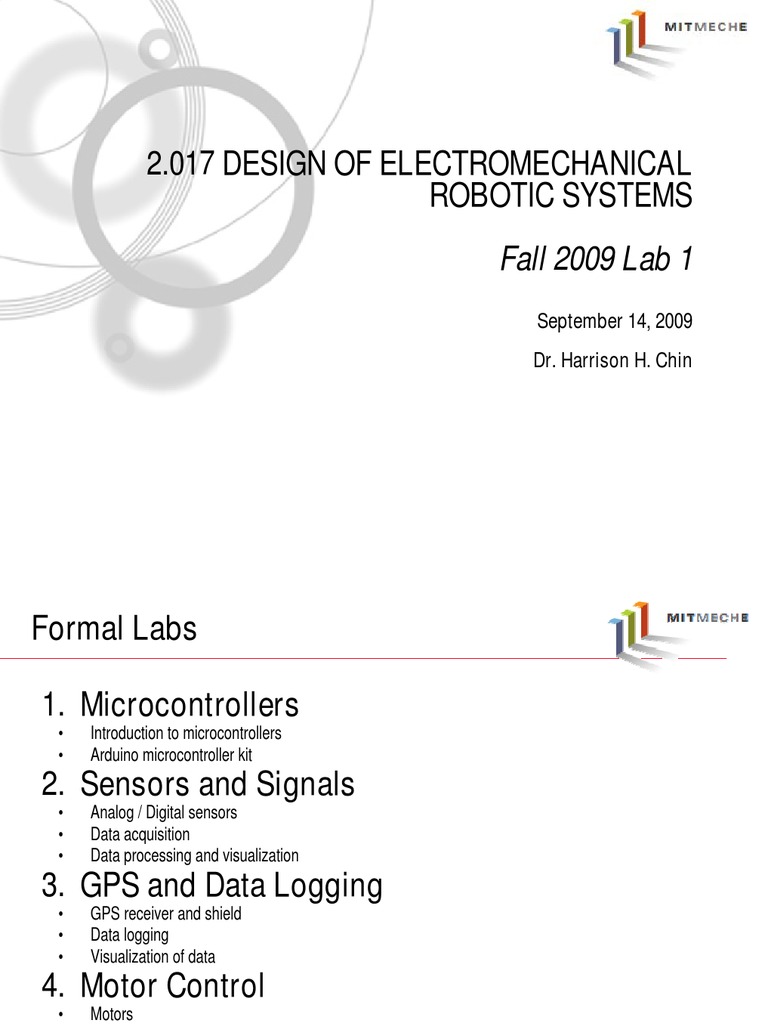 Arduino Basics for Robotics Students | PDF | Arduino | Microcontroller