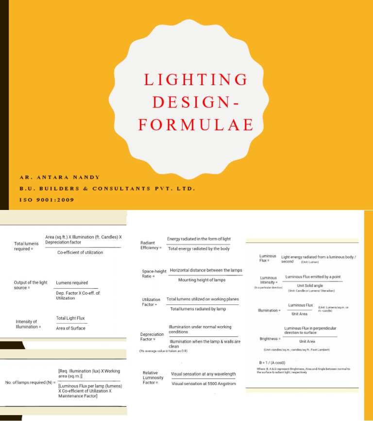 Lighting Design Tools PDF