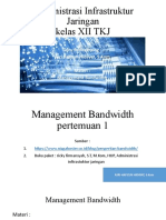Management Bandwidth - Pertemuan 1