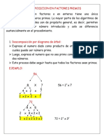 Descomposicion en Factores Primos 5°