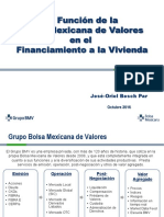 La Función de La BMV en El Financiamiento A La Vivienda (CMIC OCT 16)