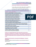 Cuestionario Diagnostico Del Proceso de Toma de Decisiones Individual