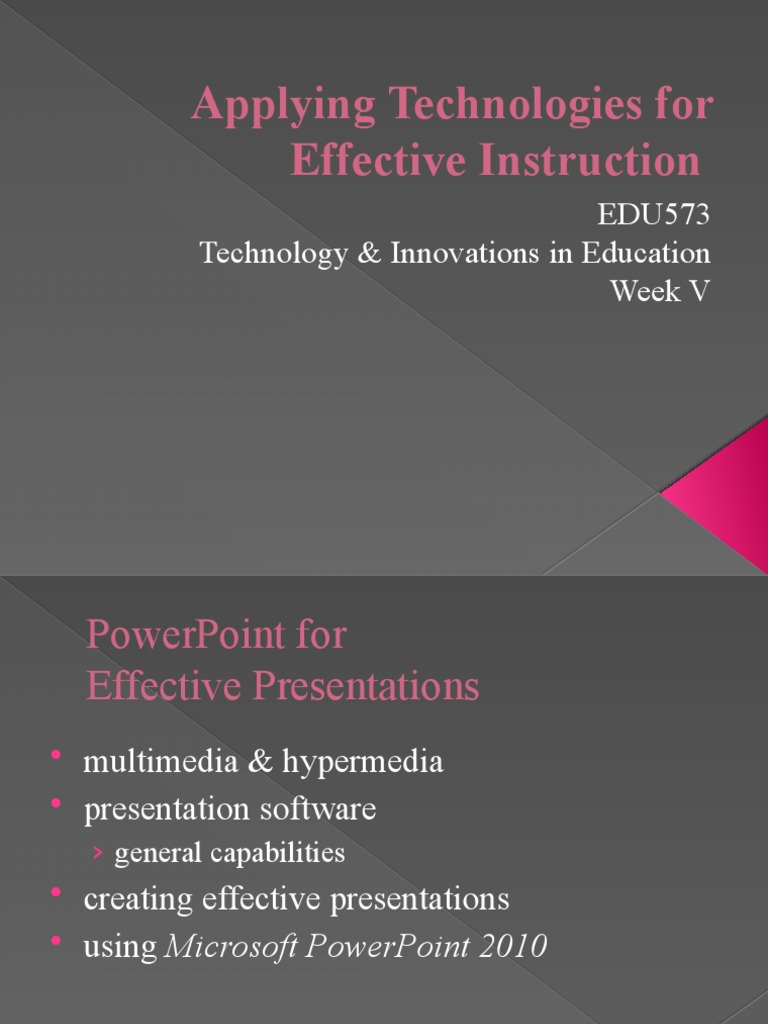 Effective PowerPoint Presentation Techniques | PDF | Multimedia | Hyperlink