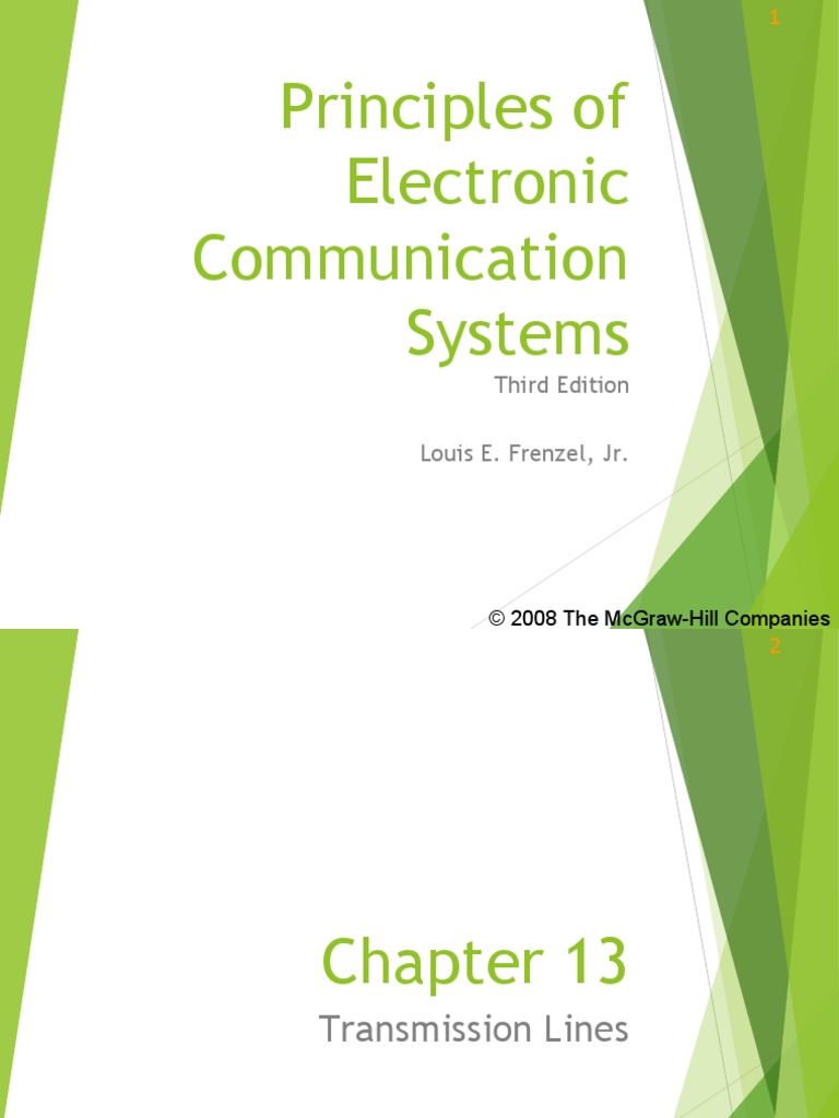 Principles of Electronic Communication Systems Third Edition Louis E. Frenzel, JR PDF