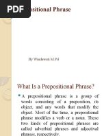 Prepositional Phrase: by Windawati M.PD