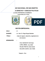 Organización y Desarrollo de Las Empresas TRABAJO