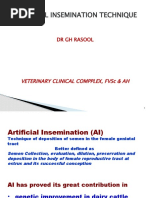 Artificial Insemination Technique: DR GH Rasool