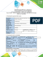 Guía de Actividades y Rubrica de evaluación - Fase 6 final - (POA) Formular un Proyecto Aplicable de Energía Eólica en Colombia