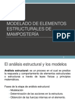 Modelado de Elementos Estructurales de Mampostería