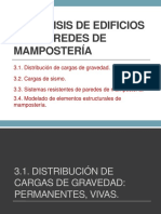 Análisis de Edificios Con Paredes de Mampostería