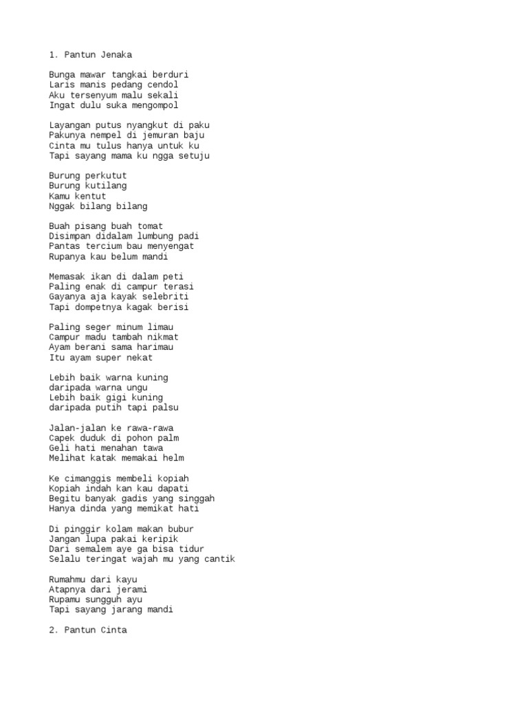 Koleksi Pantun Pdf
