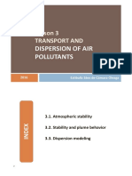 Dispersion of Air Pollutants: Lesson 3
