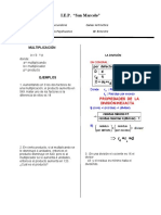 Aritmética 1° Secundaria Tema Multiplicación - División Ii