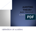 Basic Principles of Audit Theory