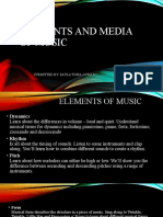 Elements and Media of Music