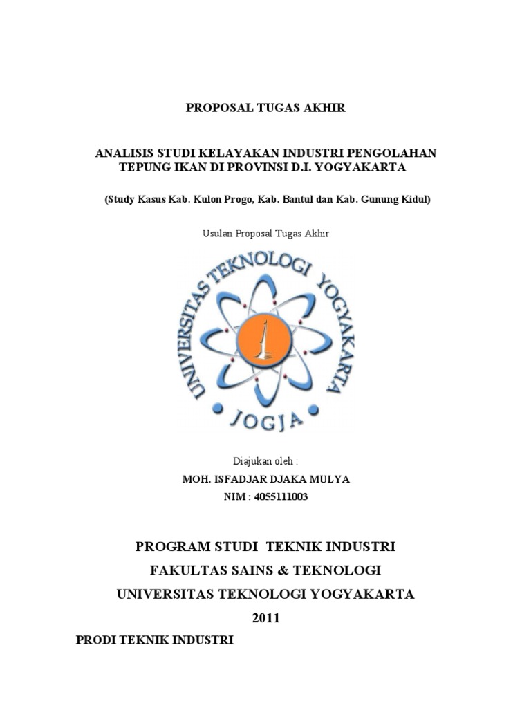 Contoh Pengajuan Proposal Tugas Akhir