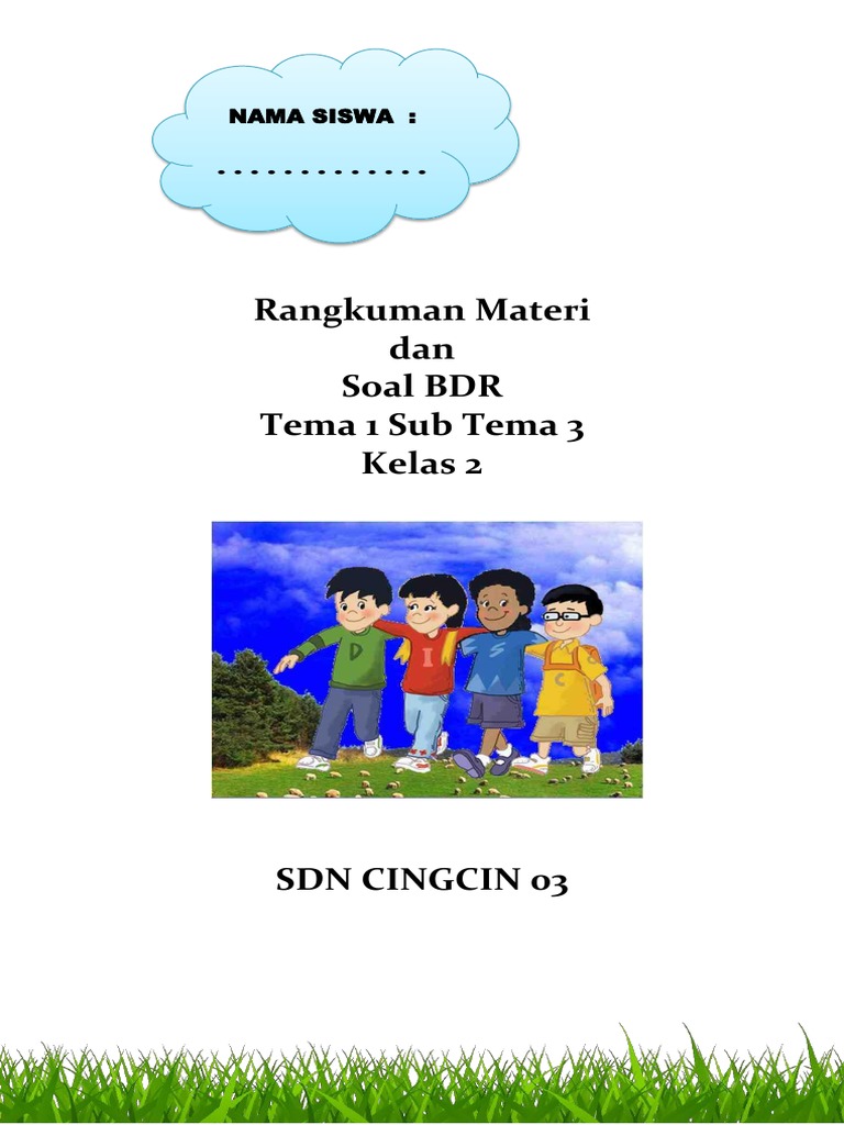 Modul Kelas 2 Tema 1 Minggu 3 | PDF