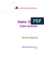 UMAX Astra 1220U Color Scanner Service Manual